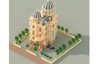 Biệt thự Lâu đài pháp cổ 3 tầng thiết kế nhà ở đẹp - Ảnh 1