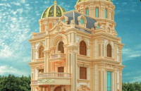 Biệt thự Lâu đài pháp cổ 4 tầng thiết kế nhà ở đẹp-Ảnh2