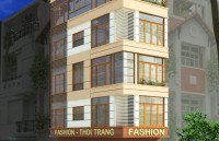 Nhà ở mặt phố đẹp thiết kế kiểu pháp cổ chia lô ảnh 5 tầng