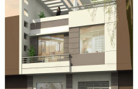 Nhà ở mặt phố thiết kế đẹp hiện đại chia phân lô ảnh 3 tầng