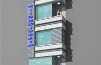 Nhà ở mặt phố thiết kế đẹp hiện đại chia phân lô ảnh 6 tầng