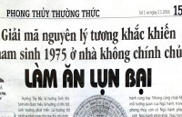 Nam sinh năm 1975 tuổi ất mão Xem phong thủy hướng tốt Xây làm nhà ở hợp