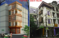 Nhà ở mặt phố đẹp thiết kế chia lô kiểu pháp cổ ảnh 5 tầng