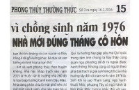 Nam sinh năm 1976 tuổi Bính Thìn Xem phong thủy hướng tốt Xây làm nhà ở hợp