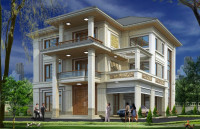 Thiết kế Nhà ở Biệt Thự nhà vườn dạng Dinh Thự theo Phong Thủy