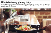 Hỏa trấn trong phong thủy là như nào?