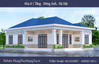 Nhà ở biệt thự 1 tầng kiến trúc hiện đại đẹp