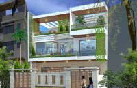 Mẫu nhà mặt phố 3 tầng hiện đại ở Thái Nguyên