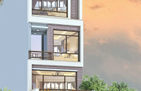 Nhà mặt phố 5 tầng hiện đại thiết kế phong thủy và kiến trúc