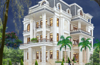 Biệt Thự 3 tầng pháp cổ, biệt thự kiểu pháp, biệt thự tân cổ điển 4 tầng tính cả tum