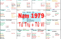 Xem Tứ Trụ Nam 1979, Xem Tử Vi Nam 1979, Xem màu sắc hợp nam 1979, Bát tự Nam 1979, Nam sinh năm 1979 tuổi Kỷ Mùi