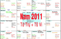 Xem Tứ Trụ Nam 2011, Xem Tử Vi Nam 2011, Xem màu sắc hợp nam 2011, Bát tự Nam 2011, Nam sinh năm 2011 tuổi Tân Mão