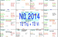 Xem Tứ Trụ Nữ 2014, Xem Tử Vi Nữ 2014, Xem màu sắc hợp nữ 2014, Bát tự Nữ 2014, Nữ sinh năm 2014 tuổi Giáp Ngọ