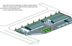 Khu công nghiệp Nhà máy Nhà điều hành thiết kế theo xem phong thủy- ảnh1