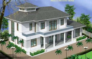 Biệt Thự hiện đại 2 tầng thiết kế nhà ở đẹp - Ảnh1
