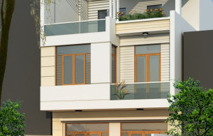Nhà ở mặt phố thiết kế đẹp hiện đại chia phân lô ảnh 7