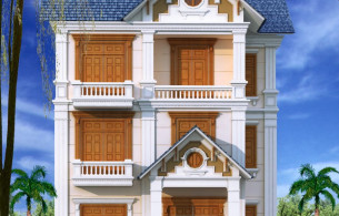 Biệt Thự pháp cổ 3 tầng Thiết kế xem theo phong thủy Ảnh nhà ở 1