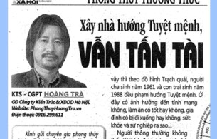 Nam sinh năm 1961-1988 Xem phong thủy Xây làm nhà ở Hướng tốt hợp tuổi