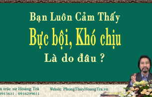 Bạn luôn “Bực bội, Khó chịu, Ấm ức” do đâu?