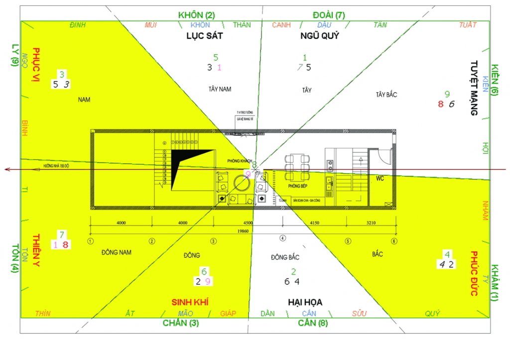 Nhà Phân chia lô mặt phố thiết kế theo phong thủy ở HP Nhà Phân chia lô mặt phố thiết kế theo phong thủy ở HP