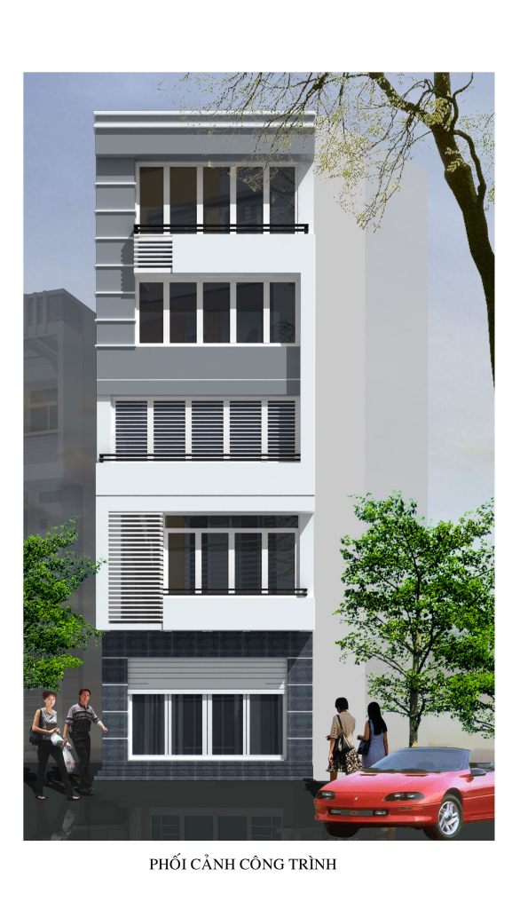 Nhà ở phân chia lô đẹp mặt phố hiện đại -ảnh 2