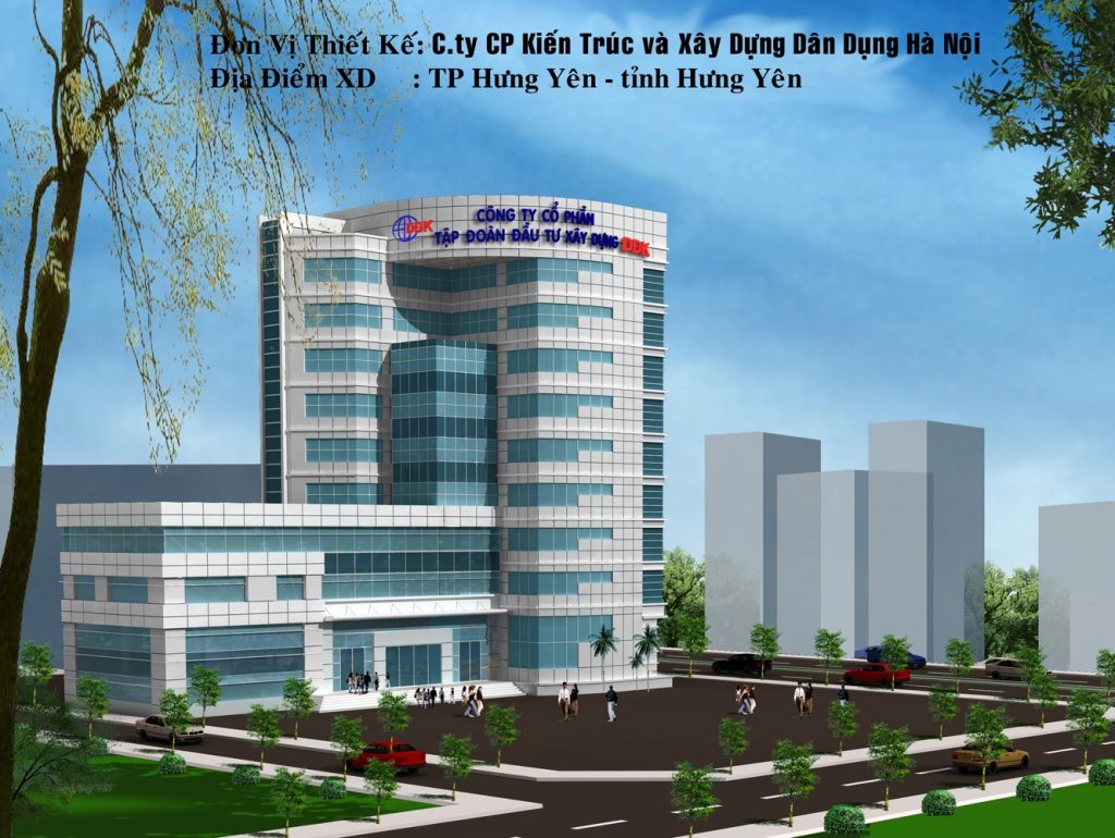 Nhà cao tầng đẹp-Văn phòng Công ty -Trung tâm thương mại hiện đại thiết kế theo phong thủy-Ảnh3