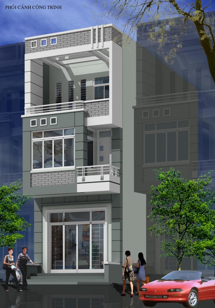 Nhà ở phân chia lô đẹp mặt phố hiện đại - ảnh 6