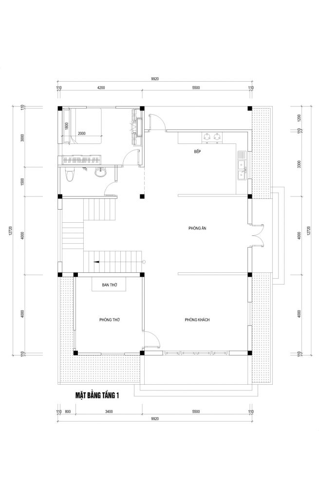 Nhà ở Biệt thự pháp tân cổ điển Thiết kế theo xem phong thủy - Tuyên Quang Nhà ở Biệt thự pháp tân cổ điển Thiết kế theo xem phong thủy - Tuyên Quang