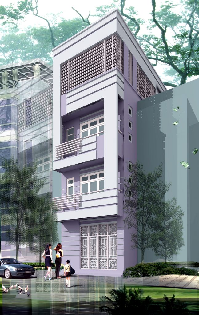 Nhà ở phân chia lô pháp hiện đại mặt phố đẹp - ảnh 11