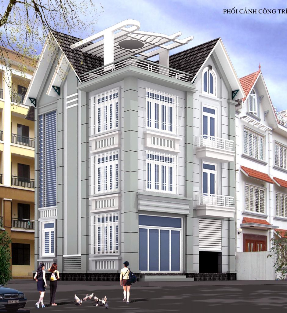 Biệt Thự hiện đại 3 tầng thiết kế nhà ở đẹp - Ảnh1