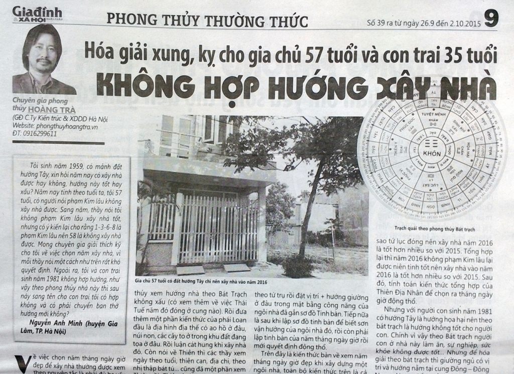 Nam sinh năm 1959 tuổi Kỷ hợi Xem phong thủy hướng tốt Xây làm nhà ở hợp