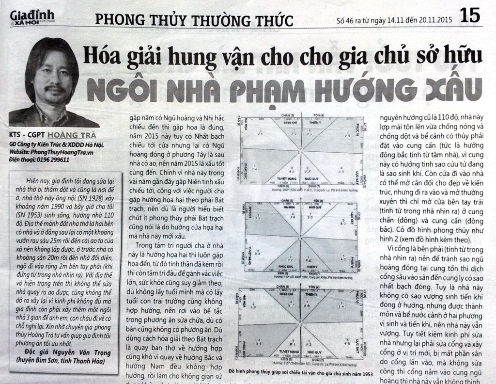 Nam sinh năm 1953 tuổi Quý Tỵ Xem phong thủy hướng tốt Xây làm nhà ở hợp
