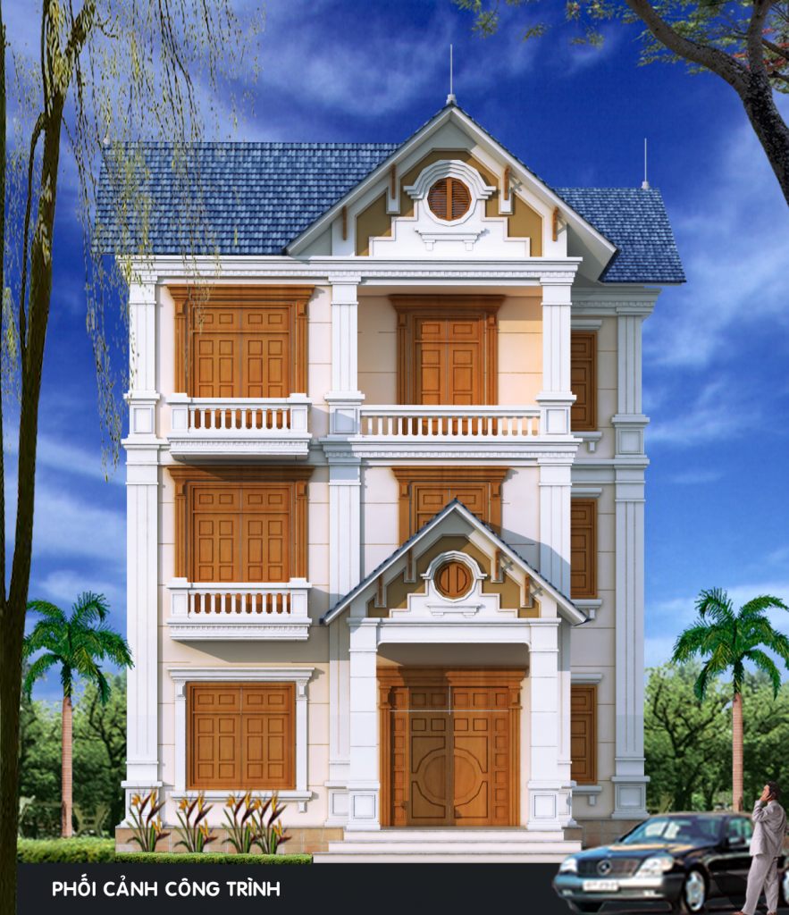 Biệt Thự pháp cổ 3 tầng Thiết kế xem theo phong thủy Ảnh nhà ở 1