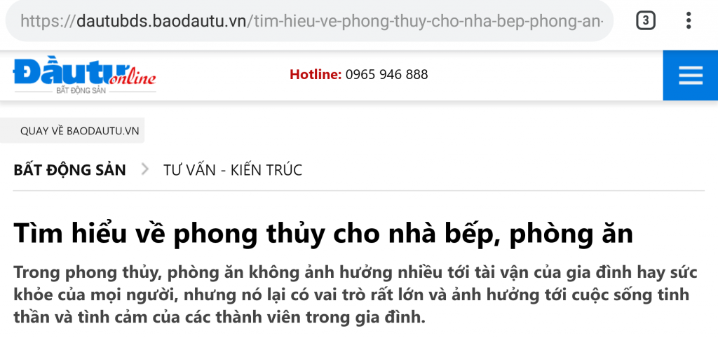 Xem phong thủy bếp và phòng ăn Xem phong thủy bếp và phòng ăn
