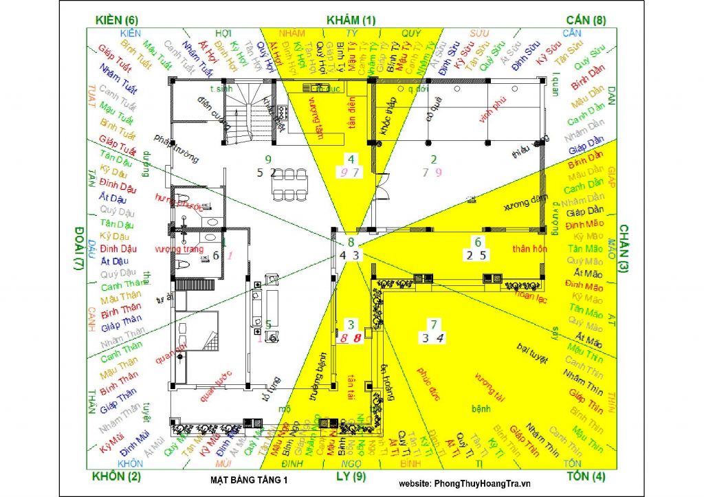 Nhà Thờ kết hợp Nhà ở thiết kế kiến trúc phong thủy
