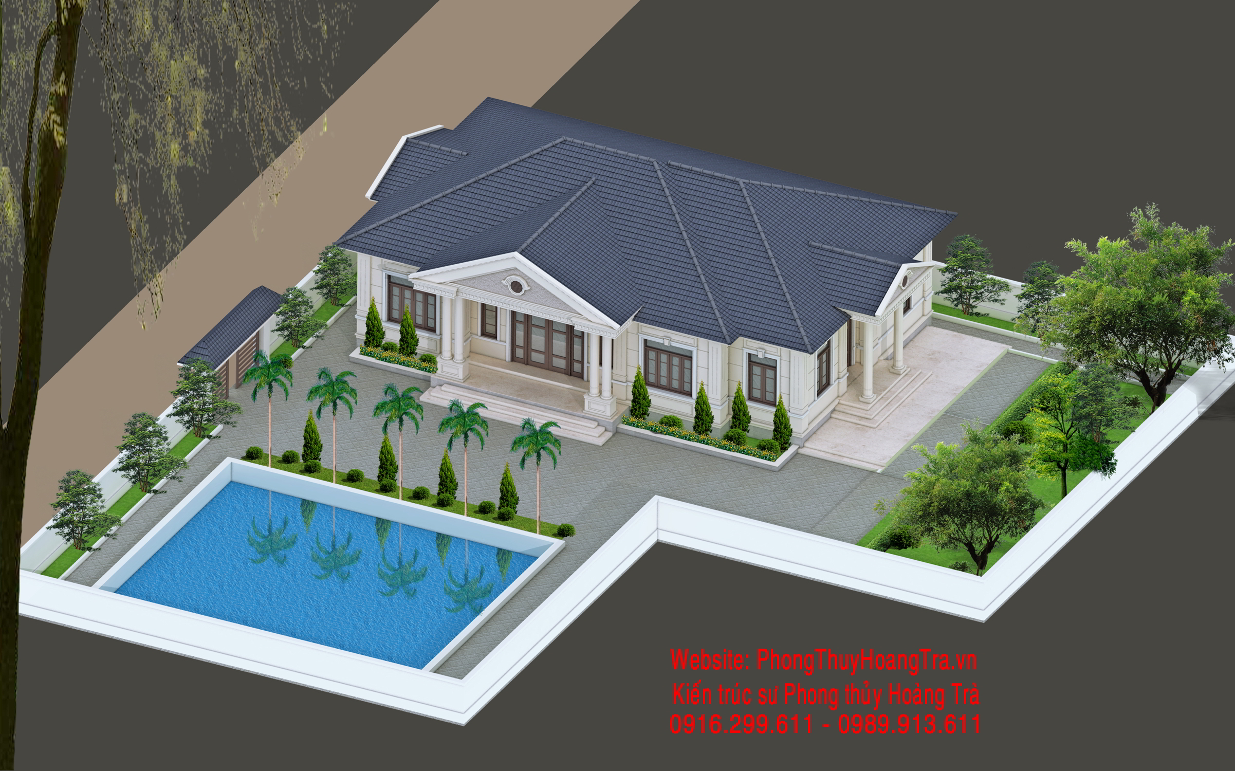 Biệt thự 1 tầng, biệt thự kiểu nhật 1 tầng, biệt  thự mái nhật 1 tầng, biệt thự kiểu pháp 1 tầng, biệt thự pháp 1 tầng, biệt thự mái thái 1 tầng