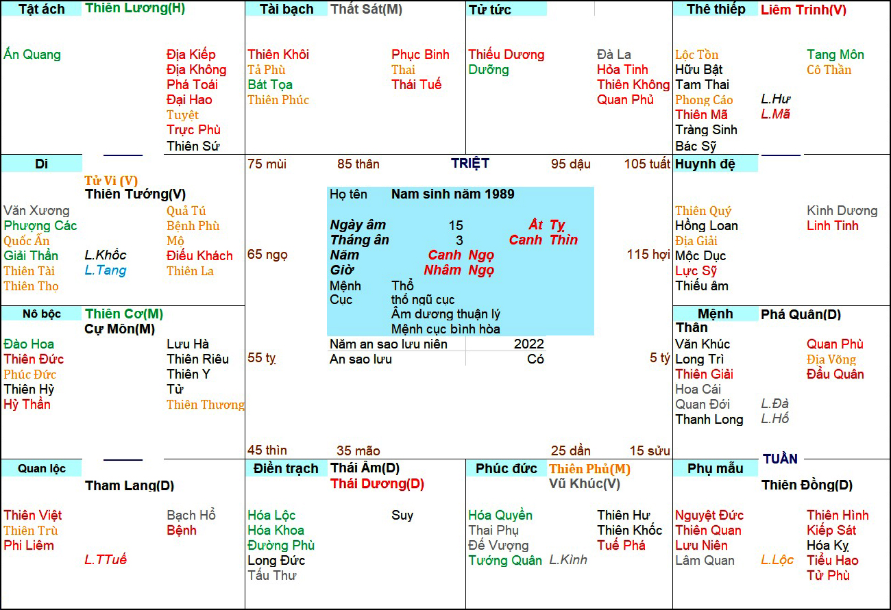 Xem Tử Vi Nam 1990, tử vi tuổi Canh Ngọ, tử vi năm 1990, tử vi Nam 1990