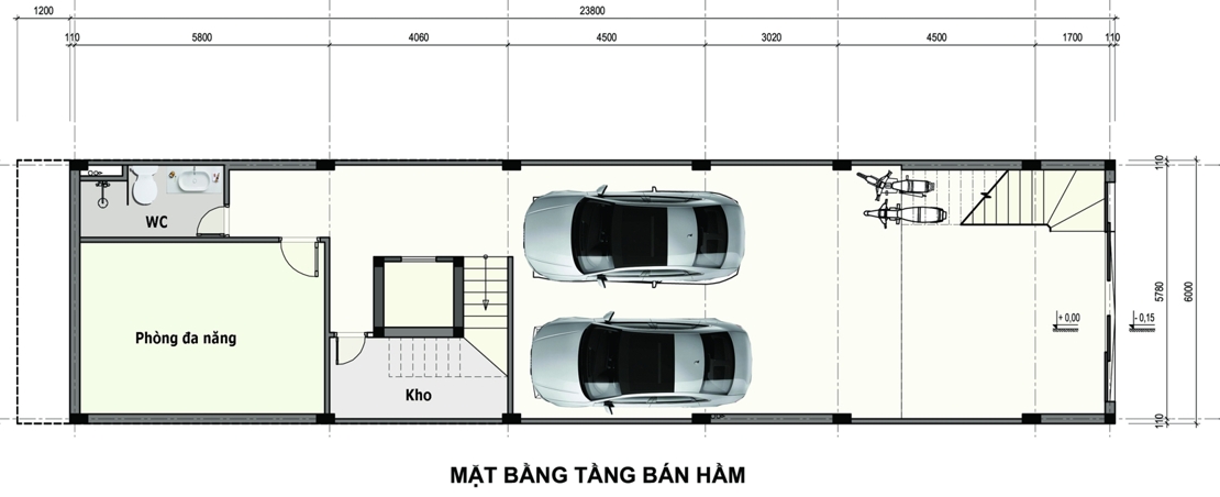 kiến trúc nhà phố hiện đại 7 tầng Mẫu ảnh nhà mặt phố mặt tiền 6m hiện đại