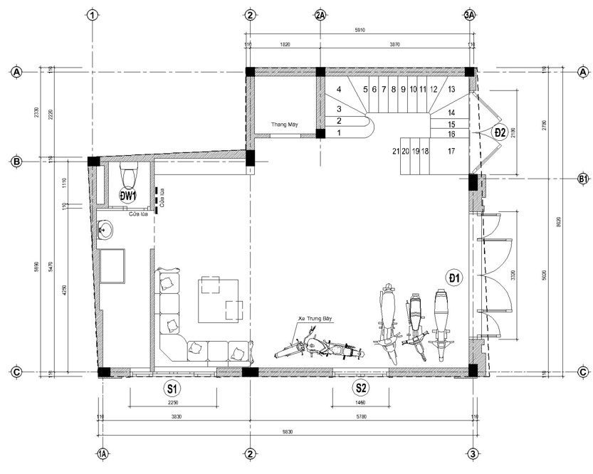 Mẫu ảnh nhà 1 tầng mặt tiền 7m 8m 9m đẹp hiện đại tân cổ điển