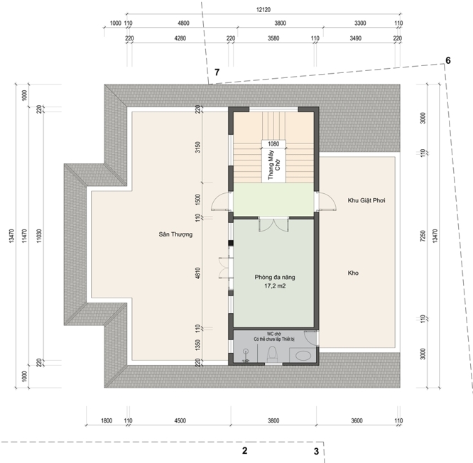 ảnh biệt thự tân cổ điển 3 tầng mẫu thiết kế kiến trúc phong thủy