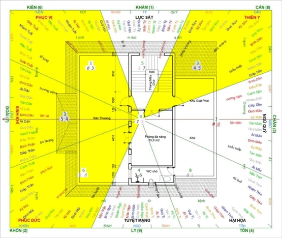 thiết kế kiến trúc phong thủy ảnh biệt thự tân cổ điển 3 tầng mẫu