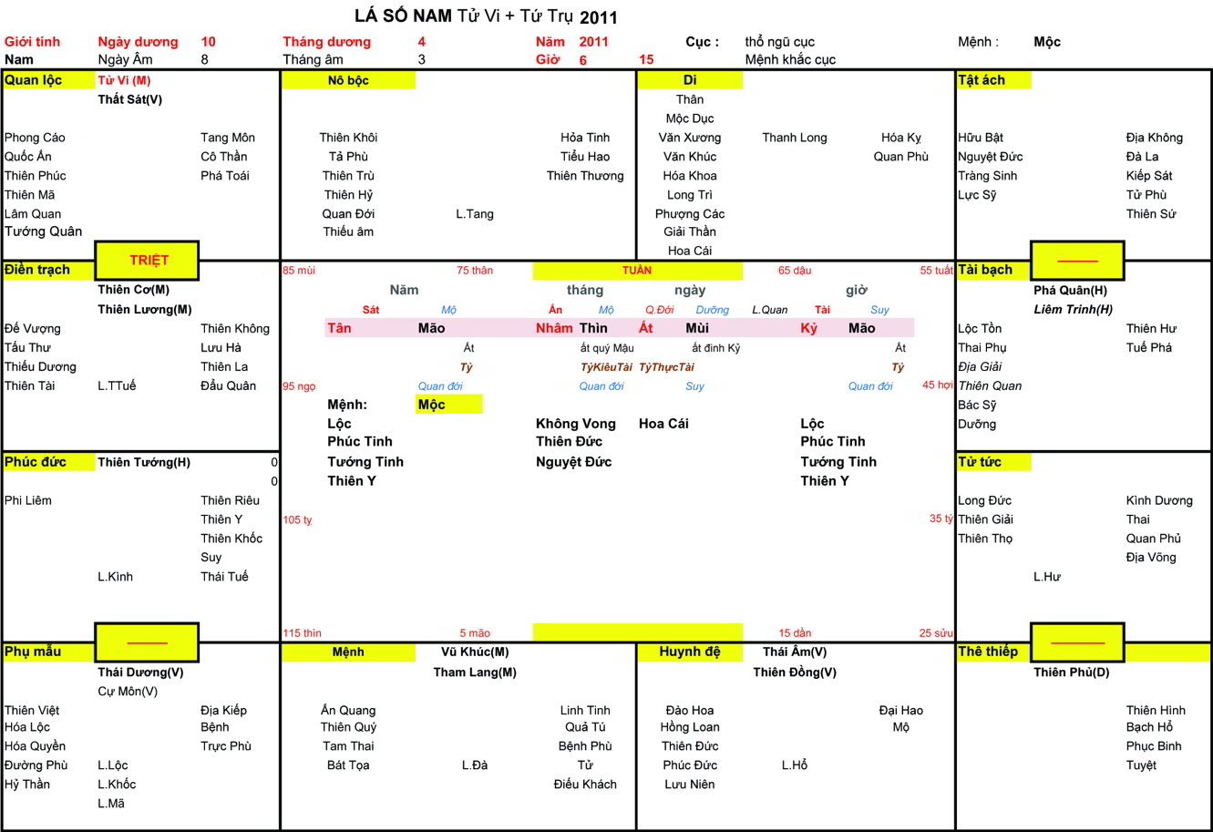 Xem Tứ Trụ Nam 2011, Tứ trụ Nam 2011, tứ trụ tuổi Tân Mão, Xem Tử Vi Nam 2011, Bát tự Nam 2011, tử vi Nam 2011, tử vi 2011