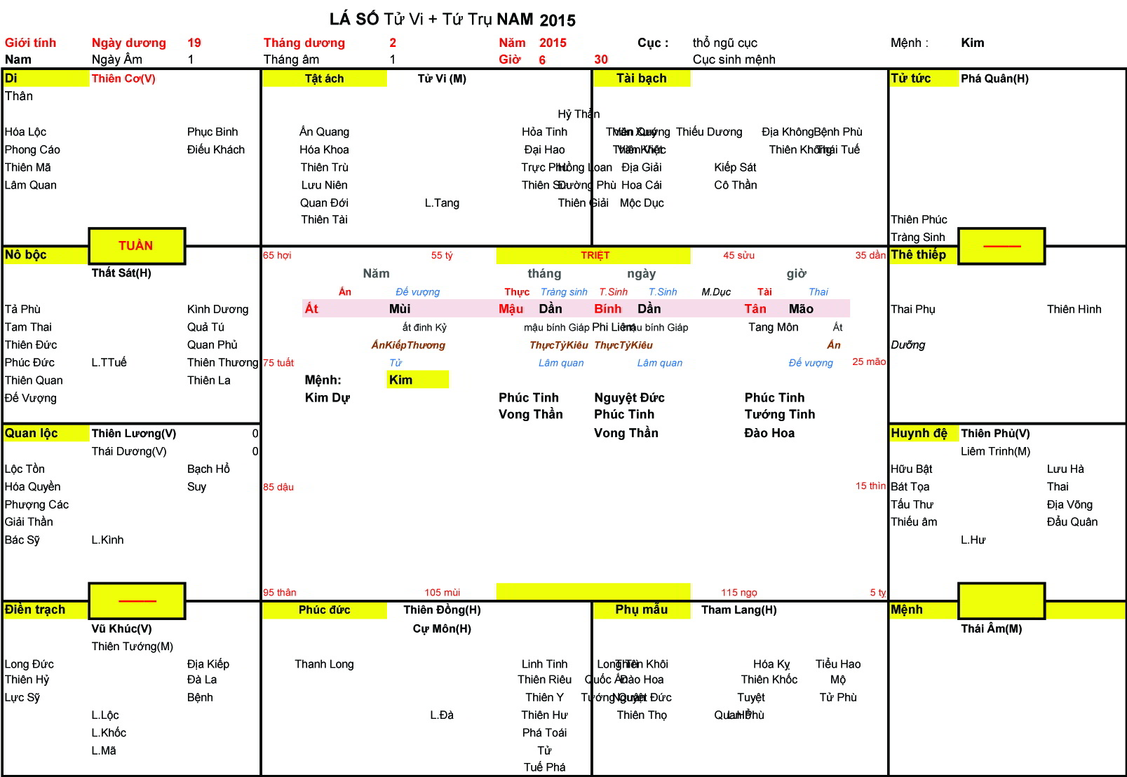 Xem Tứ Trụ Nam 2015, Tứ trụ Nam 2015, tứ trụ tuổi Ất Mùi, Xem Tử Vi Nam 2015, Bát tự Nam 2015, tử vi Nam 2015, tử vi 2015